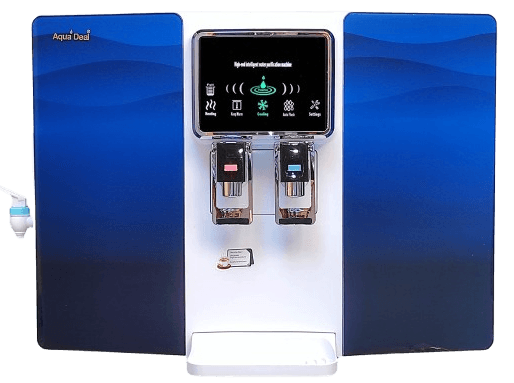 Aqua Deal Hot & Cold Normal Water Purifier | RO+UV+UF+TDS+Alkaline | 15 L Storage | 8.5 LPH | Hot 85°C | Cold 15°C | TDS Control | Upto 3000ppm view 1