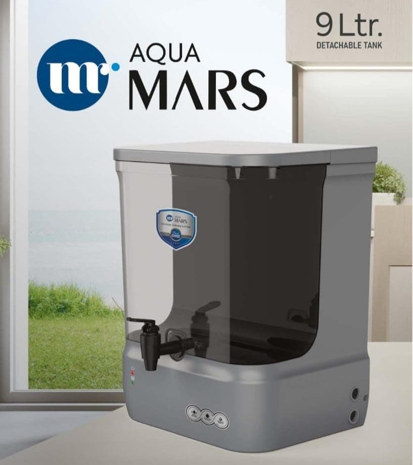 Aqua Mars Surge Purification 9 Liter RO + Alkaline + Active Copper + Zinc + TDS Control Water Purifier (Premium Grey) view 2